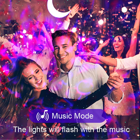 3-in-1 Sync,14M Children Gift Galaxy Projector Star Night Light - Moon Star Aurora Projector for Bedroom