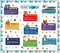 Cholemy 105 Pcs Winter Bulletin Board with Holidays Around The World Cutouts for Educational Resources Decor