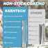 1/2" 1/2" 2-1/2" KEENTECH Carbide Tipped Extra Long Straight Router Bit for Woodworking, Shank, Cutting Diameter x