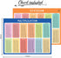 SCRIBBLEDO Dry Erase Division Multiplication Chart Whiteboard, Double Sided Times Table Math Manipulatives for Kids
