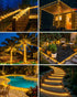120LED 46FT 8 btfarm Solar Rope Lights, Solar String Lights Outdoor Waterproof, Lighting Modes Solar Powered Strip Tube