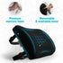 FORTEM Lumbar Support Pillow for Office Chair, Lumbar Support Pillow for Car, Back Rest for Gaming, Memory Foam Pillow