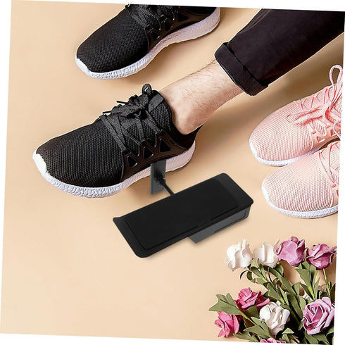 PRETYZOOM Wall Mounted Shoe Rack Sneaker Display Shelf for Home Retail Use Stylish Floating Organizer with Slip Feature
