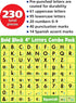 Teacher Created Resources Painted Wood Bold Block 4" Letters Combo Pack (TCR8820)