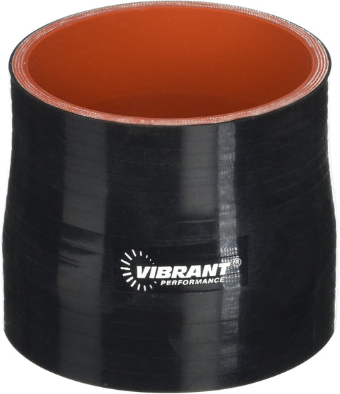 Vibrant Performance 2760 Black 4-Ply Reducer Coupling, 3" x 3.25" x 3"
