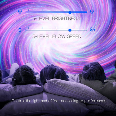 33 Northern Galaxy Light Aurora Projector with Light Effects, Night Lights LED Star Projector for Bedroom Nebula Lamp