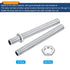 MECCANIXITY 3.54 Inch M10 M10 1 Set Lamp Pipe, Long All Thread Extension Rod for Chandelier Pendant Lights with Hex Nut