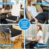 4 Inch Tailbone XL Office Chair Cushion, Thick High-Density Memory Foam Seat Cushion for Long Sitting, Pressure Relief