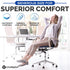 VIVAMINT Tailbone Large Gel Seat Cushion for Long Sitting, Cooling Gel Cushion for Office Chair, Sciatica Coccyx Pain