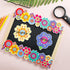 Pajean 67 Pieces Spring Flower Bulletin Board Decoration Set, 37ft Borders and 27 Flower Cutouts for Wall Decoration