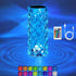 Crystal Table Lamp (Touch & Remote), RGB 16 Colors Changing Lamp, Rechargeable Crystal Night Light for Bedroom, Party