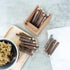 BSIRI Black 3 Inch Wood Tree Bark Pencils, 12 Pack, Rustic Twig Pencils for Unique Camping Gifts, Decorations, Party