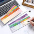 Geyee 300 Sheets Weekly Calendar Pad, 2.8 x 9.5 Inch Horizontal Weekly Planner Sticky Notes for Studying Office