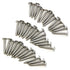40 Piece Truss Head Screw Set, Marine Grade Stainless Steel, 10 x 1-1/4 Inches for Dock Bumper