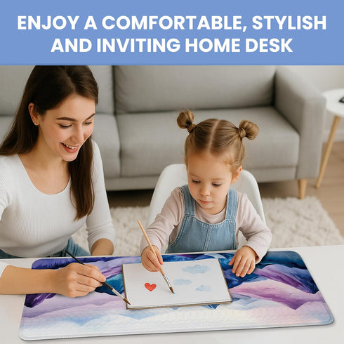 ZapDesk 31.5" 11.8" Large Mouse Pad for Desktop, Cute Desk Mat Pad Protector for Work & Gaming, Aesthetic Pretty