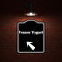 Frozen 20 24 inches Yogurt Black Sign Arrow Up Left Aluminum Composite Sign x