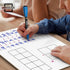 SCRIBBLEDO 11" x 14" Dry Erase Multiplication Chart Whiteboard, Double Sided for Homeschool Classroom