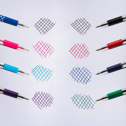 R.S.V.P. Stick Ballpoint Pen, Violet Ink, Fine, 0.70 mm, 12/Pack
