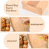 VANKUTL 120pcs 14"x8.3"x3.5" 130 Bread Bags for Homemade Bread Sourdough, Sourdough Paper With Window Sourdough Bread