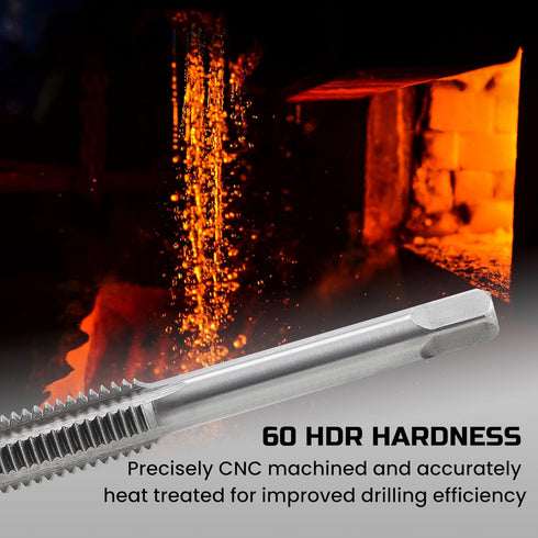 40pcs Metric Tap and Die Set, Essential Repair Tool Kit for Cutting External and Internal Threads