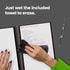 Rocketbook Core Reusable Spiral Notebook, Letter Size 8.5x11, Black, Lined Pages, App-Connected, Erasable, Durable Cover