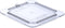 Carlisle FoodService Products Clear Polycarbonate 1/6 Size Universal Flat Food Pan Lid for Catering and Buffets