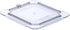Carlisle FoodService Products Clear Polycarbonate 1/6 Size Universal Flat Food Pan Lid for Catering and Buffets
