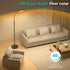 18W Dimmer Floor Lamp, Bright LED Floor Lamps for Living Room with Diamond-Surface, Stepless Adjustable Colors