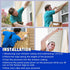1/2 Inch Silver(20 Dunzy Universal Hurricane Shutters for Windows Exterior, Window Clips, Hurricane Clips for Brick