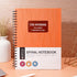 Yoment Spiral Notebook – 8.5'' x 11'', Wide Ruled, 5 Subject with Dividers, 240 Pages, Orange, Back to School Gifts