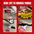 57 Grams (2 oz) Super Glue All Purpose with Anti Clog Cap, Cyanoacrylate Glue for Hard Plastics, DIY Craft, Metal