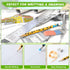 Zhehao 72 Pcs Jungle Theme Pencils, Animal Print with Eraser, Bulk Safari Birthday Party Supplies