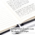 feela 15 Pack Pocket Small Notebooks, Mini Cute Notepads with 15 Black Pens, 3.5”x 5.5”, A6, Black
