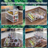 JforSJizT Clear Washi Tape Box Organizer, 4 Drawer Divider for Masking Tape, DIY Sticker Roll, Storage for Pens and More
