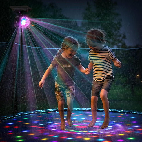 OTDRMETA Trampoline Led Lights, Trampoline Lights Solar Powered Outdoor Waterproof Accessories, 3 Modes,