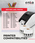enKo Compatible DK-2205 Continuous Paper Labels (2.4 Inch x 100 Feet) for Brother QL Printers