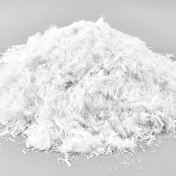 Frienda 8.8 Lb 1/4" Chopped Fiberglass Fibers Strands, E-Glass for Cement Mortar Concrete Reinforcement