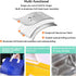 100 9.5 6 10 Pcs Insulated Take Away Bags, Disposable Lunch Bags For Food Takeaways, Coffee, Milk Tea, Seafood, Pizza