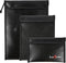 FunOwlet Fireproof Waterproof Document Bag 3 Pack Fire and Water Resistant Zipper