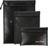 FunOwlet Fireproof Waterproof Document Bag 3 Pack Fire and Water Resistant Zipper