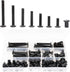 binifiMux M6 35-Set Countsunk M6x15mm/ 20mm/ 25mm/ 30mm/ 35mm/ 40mm/ 50mm Black Hex Drive Socket Cap Bolts Kit, Allen