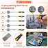Rhevosil 50pcs 3D Nozzle Printer Tool Kit & Accessories Cleaning Tools, Scrapers, Files, Wire Cutter, Craft Knife, Tube