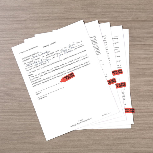 Redi-Tag 91037 Arrow Message Page Flag Refills, Red, 120 per Roll, Box of 6