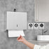 -Commercial Paper Towel Dispenser Wall Mount C Fold/Multi-fold/Tri-fold,Stainless Steel Bathroom Hand Towel Dispenser