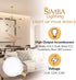 G16.5 Bulb 40W E12 (10 Pack) 120V, 2700K Dimmable Simba Lighting Small Globe Round Candelabra Base for Chandelier