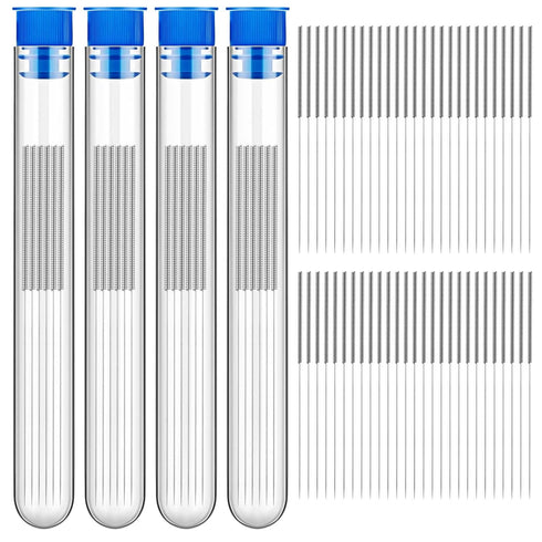 48 Pieces 3D Printer Nozzle Cleaning Kit, 0.4 mm Stainless Steel Needles for 3D Printer Accessory