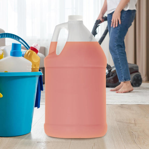 KOALA 4-Pack Round Gallon HDPE Opaque Jug with Twist Cap Leak Proof Food Safe Refillable Storage Containers Ideal