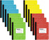 Oxford Composition Notebooks - Wide Ruled Paper, 9-3/4" x 7-1/2", Assorted Marble Covers, 100 Sheets, Pack of 12