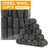 Steel Wool Pads 0000, 15PCS Extra Fine Steel Wool Roll for Glass, Wood, Metal Polishing, Mice Control, Weep Hole Covers