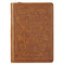 Classic Faux Leather Journal, I Know The Plans Jeremiah 29:11 Bible Verse, Brown, Lined Pages, Zipper Closure